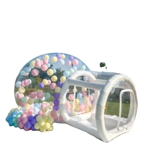 Outdoor Inflatable PVC Material Transparent Bubble Dome House with Customized Size for Family Birthday Party