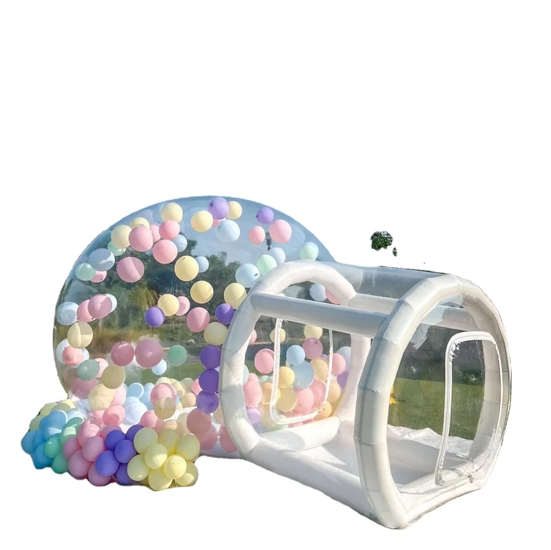 Outdoor Inflatable PVC Material Transparent Bubble Dome House with Customized Size for Family Birthday Party