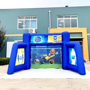 Outdoor Inflatable Penalty Shootout Giant Customized Interactive Inflatable Football Shoot Model