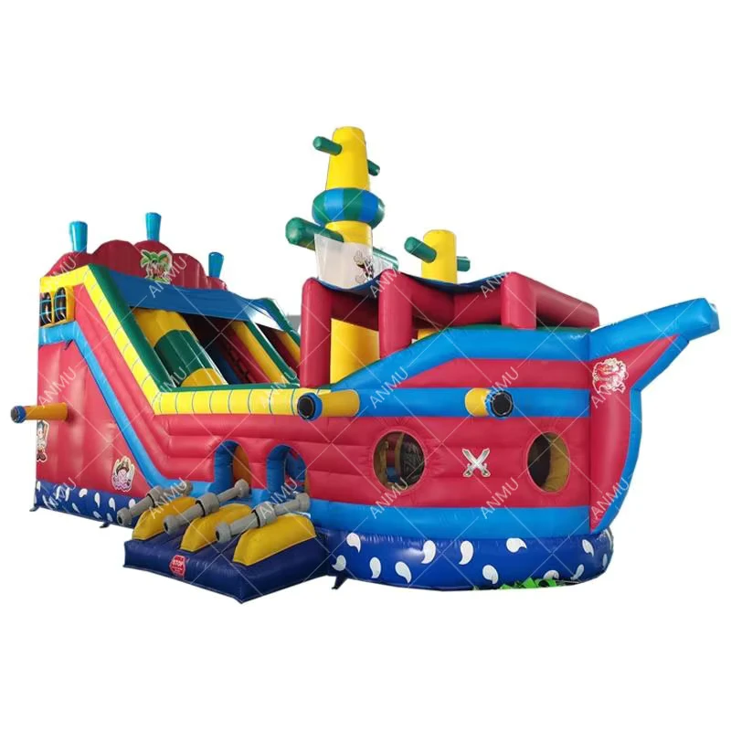 Aufblasbares Piratenschiff-Hüpfhaus, Aufblasbarer Bouncer für Kinder