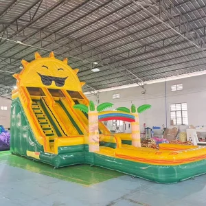Outdoor Inflatable Slides Inflatable Pool Water Slide Inflatable Dry Slide