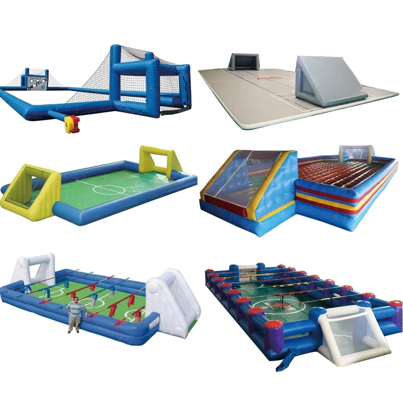 Outdoor Inflatable Soap Soccer Field Court Inflatable Football Field