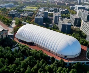 Outdoor Inflatable Sports Air Dome Tents PVDF Air Supported Membrane Inflatable Igloo Football Swim Pool Bubble Houses