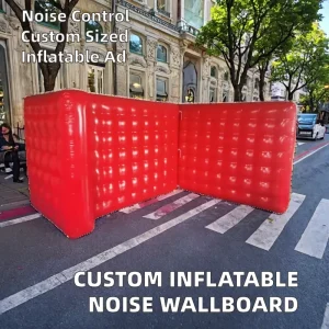 Outdoor Inflatable Street Sound Insulation Wall PVC Material for Noise Absorption