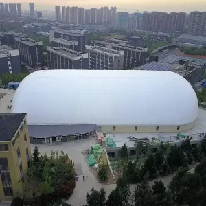 Outdoor Inflatable Tennis Court Air Dome Tents Air conditioned Warehouse Field Roof Cover Architecture Membrane