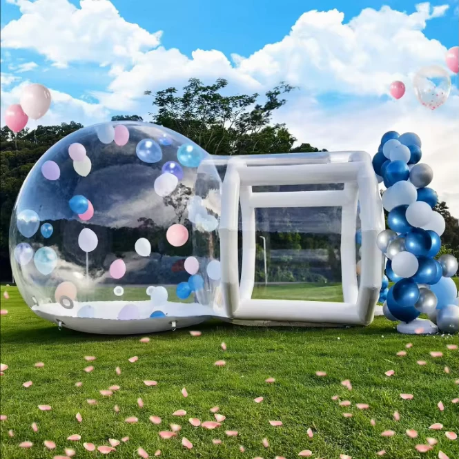 Buitenlucht Opblaasbare Tent Kinderen Feest Ballonnen Fun House Bubble Tent Transparante PVC Bubble House Opblaasbare Bubble Tent Huis