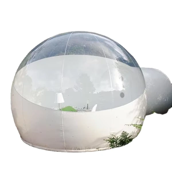 Tente igloo transparente gonflable pour camping, maison, glamping, tente d'hôtel