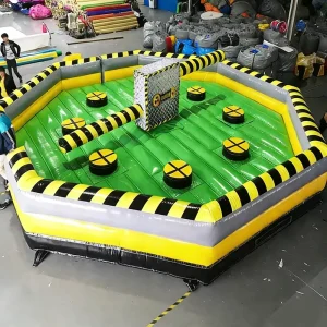 Outdoor Inflatable Turn Hour Hand Competition Equipment School Sports Meeting Props Jump Machine Game Team Building