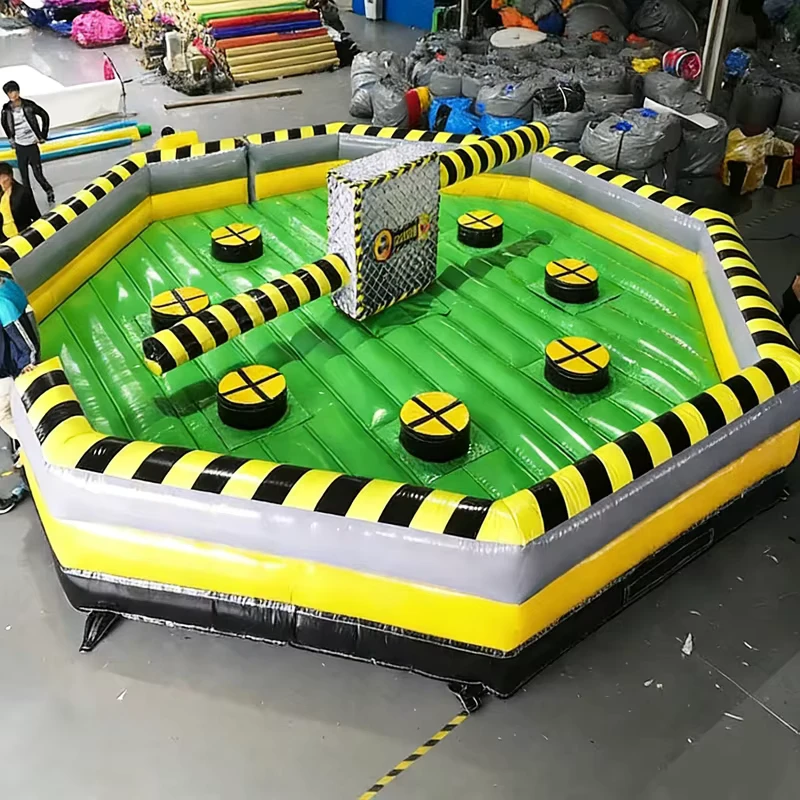 Equipo de competición de mano de hora inflable para exteriores, accesorios para reuniones deportivas escolares, juego de máquina de salto, construcción de equipos