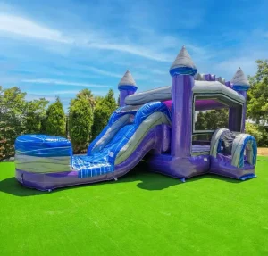 Outdoor Inflatable Water Slide Inflatable Bouncer Bouncy Colorful Jumping Castle Bounce House Combo With Slide for Kids