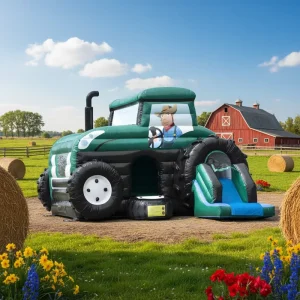 Outdoor Kids Air Bouncer Inflatable Toys Giant Bounce House with Slide