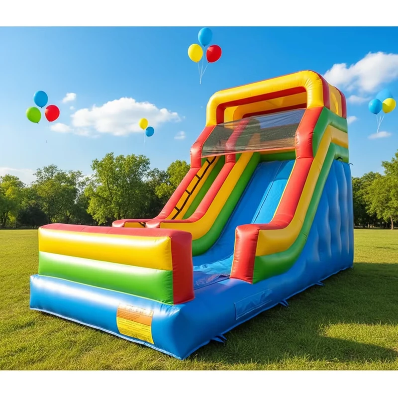 Outdoor Kids Inflatable Bouncer Combo Jumping Castle Portable Inflatable Slide for Kids Backyard Party