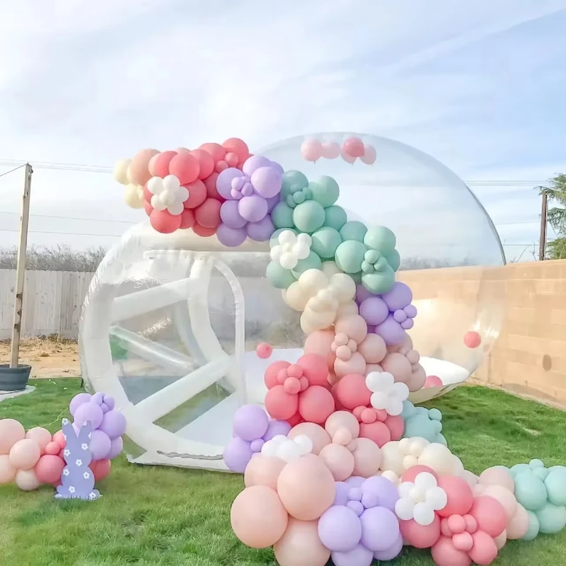 Tente bulle gonflable extérieure pour enfants, en PVC, maisons à rebond pour mariages, fêtes et hôtels