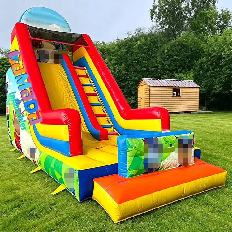 Outdoor Kids Inflatable Castle Slide with Climbing for Children Playground Party Rental