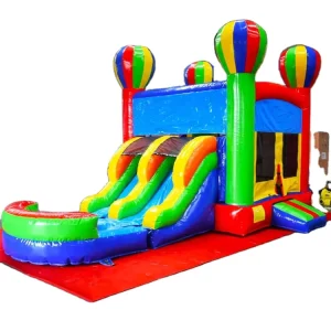 Outdoor Kids Inflatable Combo Inflatable Toy Commercial Rental Dry and Wet Bounce House Combo