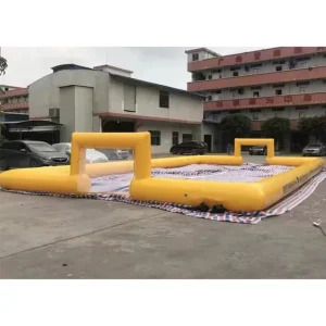 Outdoor Kids Inflatable Soccer Court Football Pitch Arena Airtight Blow up Football Field