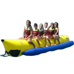 Outdoor Large Floating Speedboat Inflatable Banana Boat Towing Surfing Equipment Family Recreation Water Sport Game S-1 CE