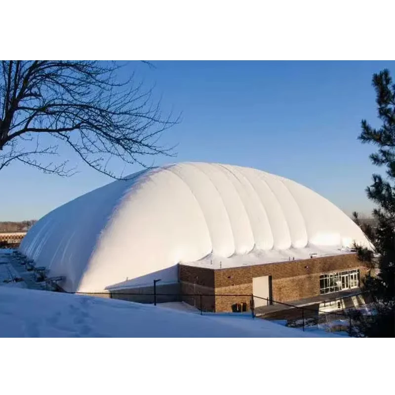 Outdoor Large Sports Air Dome Supported Structures for Football Hall