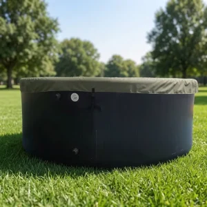 Outdoor PVC Inflatable 3m Diameter High Density 15cm Thick Large Deep Foldable Portable Swimming Pool for Children Adults