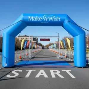 Outdoor PVC Inflatable Arch for Sports Event Trade Show Advertising Sports Event Trade Show Banner