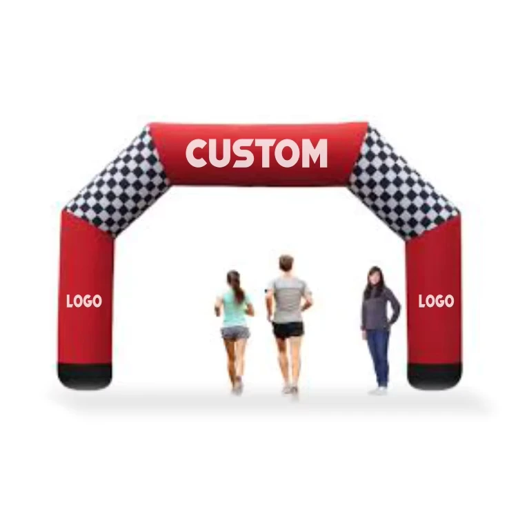 Arco inflable de PVC para eventos deportivos y publicidad, pancarta de evento deportivo y feria comercial