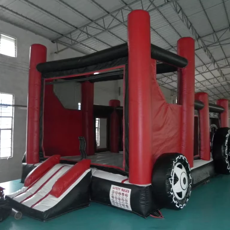 Outdoor PVC Inflatable Dino Bouncy Castle for Kids Includes Blower for Party Rentals