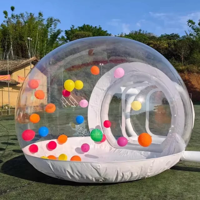 Outdoor PVC Inflatable Lawn Tent Balloon Bubble House Bubble Hotel Camping Clear Dome Tents Inflatable Bubble Tent