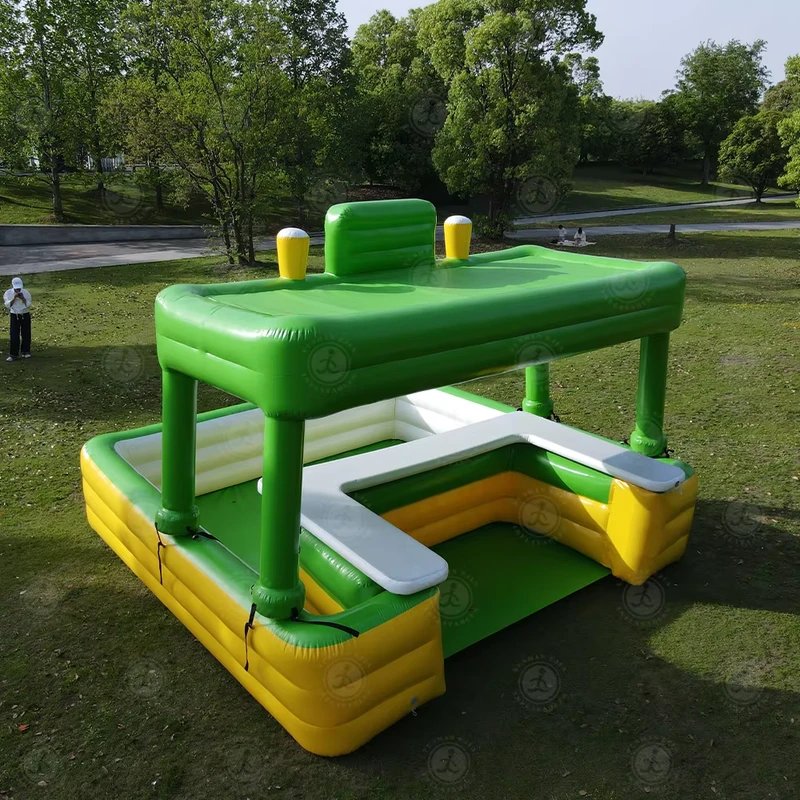 Outdoor PVC Inflatable Mobile Water Swimming Pool Pub Bar Sport Game Platform Party Bar for Sale