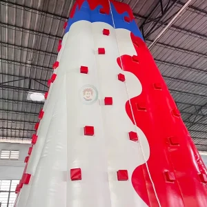 Outdoor PVC Inflatable Rock Climbing Bouncy Castle Rock Climbing Wall Playground