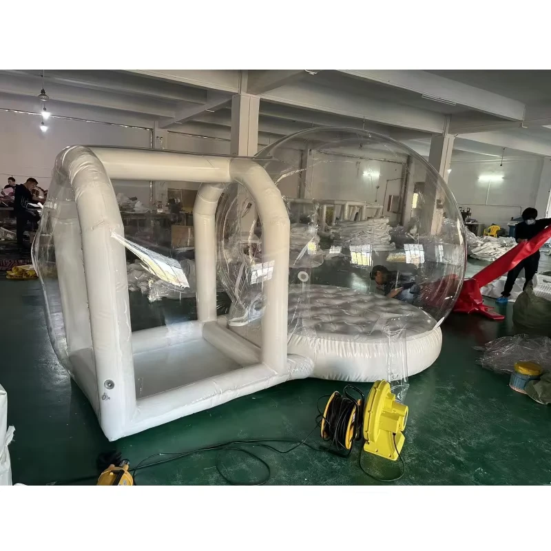 Buiten PVC Transparante Opblaasbare Koepeltent Bubble Ballonnen Huis voor Feestideeën Aangepaste Maat Kleur CE