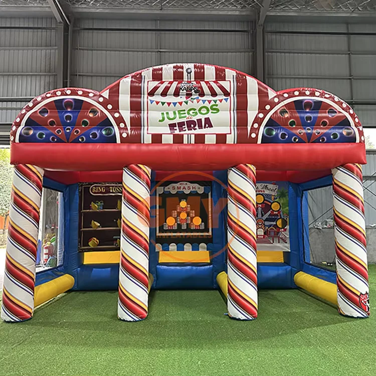 Outdoor Park Carnival Inflatable Game 3 in 1 Interactive Gaming for Party Rental