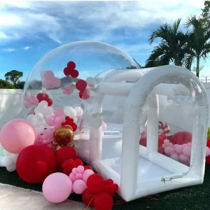 Outdoor Party Commercial Grade PVC Inflatable Bubble House Air Balloon Bubble Dome Tent for Party Event Wedding With Blower
