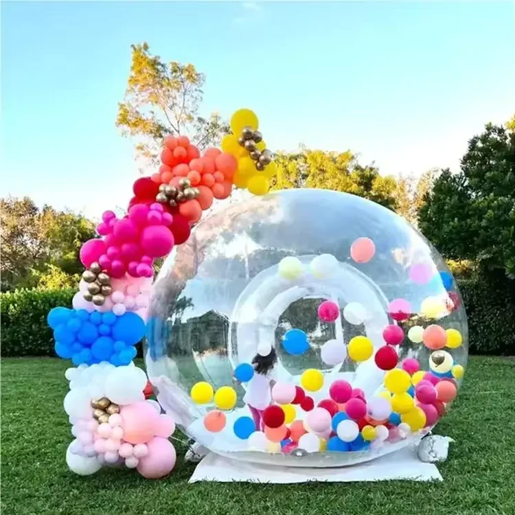 Rumah Gelembung Anak-anak untuk Pesta Inflatable Bubble Tent Lodge untuk Acara Pesta