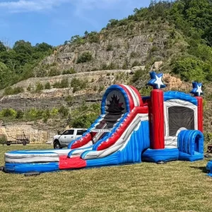 Outdoor Party Rental PVC Kids Commercial Bouncy Jumping Castle Inflatable Bounce House Combo Water Slide