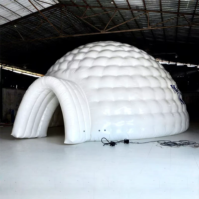 Tenda Igloo Inflatable Dome Putih untuk Pesta Outdoor