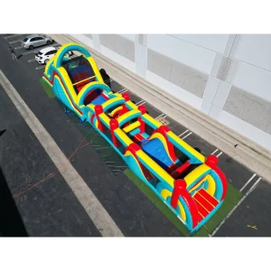 Outdoor Playground Equipment Commercial Kids Inflatable Obstacle Course for Rental Business