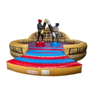Duello Gladiatore Gonfiabile per Parchi Giochi Commerciali in PVC, Giochi di Combattimento per 2 Giocatori
