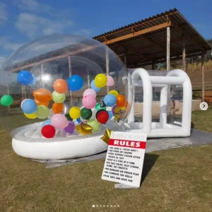 Outdoor Playground PVC Commercial Quick Automatic Opening Inflatable Bubble House Balloon Dome Tent