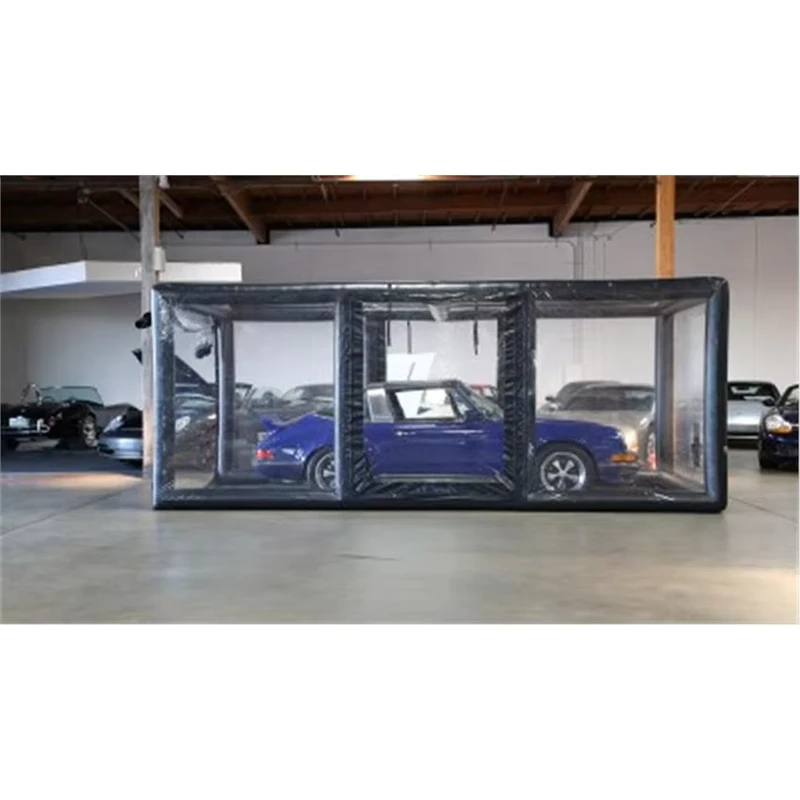 屋外用ポータブルインフレータブルスプレーペイントルームカー用スプレーペイントテントインフレータブルモバイルカーカバーカスタマイズ済み
