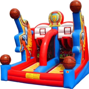 Buiten Portable PVC Opblaasbare Basketbal Hoepel Schietspellen, Aanpasbare Grootte en Kleur, Inclusief Reparatieset SG 001 Team
