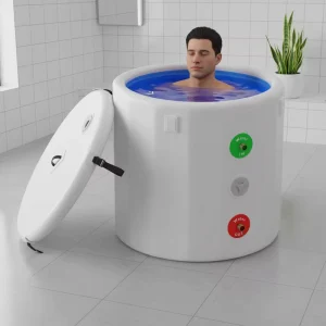 Outdoor Portable Single person Inflatable Ice Bath Circular Bathtub for Spa Exercise and Fitness Recovery