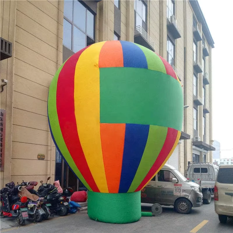 Balon Raksasa Tiup Iklan Luar Ruangan Berwarna Cetak Kustom Balon Atap Tiup
