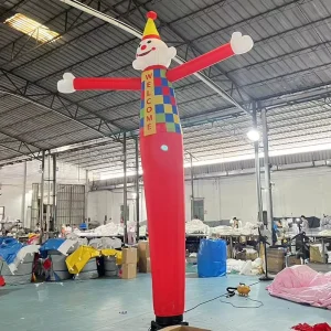 Boneco Dançante Inflável de Ar com Tubo de Ar para Promoção ao Ar Livre, Fabricado em Tecido Oxford, Logótipo Personalizado com Ventoinha