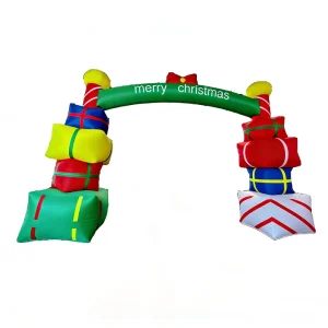Arche promotionnelle extérieure - Arche de Noël gonflable pour publicité