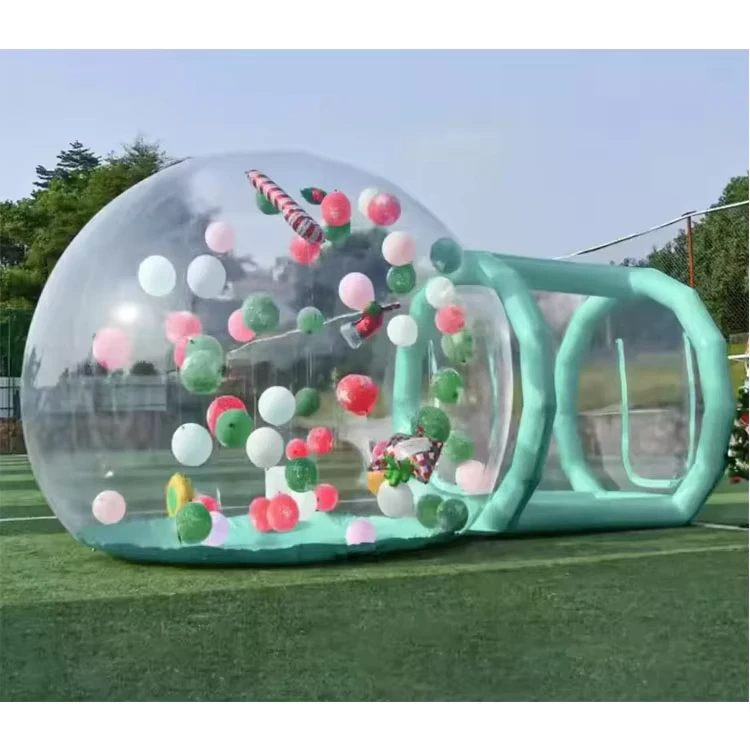 Tenda Atap Garasi Mobil Inflatable PVC Transparan untuk Penyimpanan dan Perlindungan Luar Ruangan