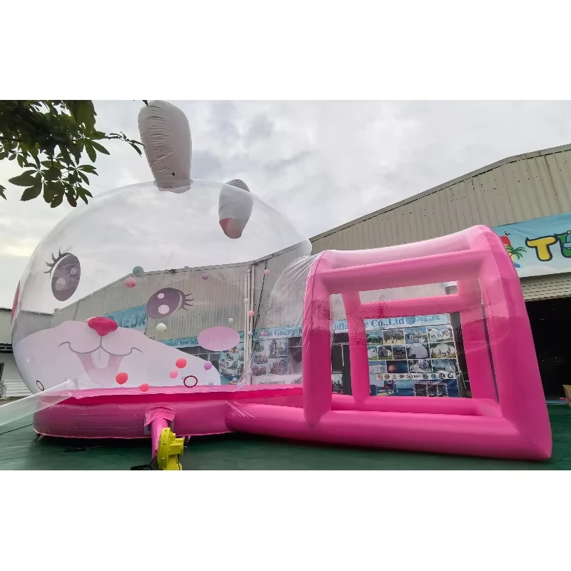 Aufblasbares Freizeit-PVC-Pulverkaninchen-Bubble-Haus-Zelt