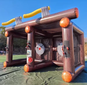 Outdoor Rental Carnival Sport Games Inflatable Axe Throwing Game Eco-Friendly PVC Material for Adults and Kids