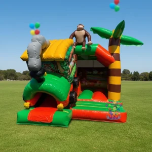 Outdoor Rental Inflatable White Bounce Combo House Inflatable Combo Inflatable Bounce House with Slide Commercial Bouncer Houses