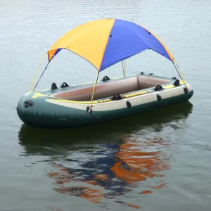 Outdoor Rubber Boat Kayak Inflatable Boat Awning Portable Fishing Tent Shade Sunscreen Rainproof Boat Canopy Model YX 058
