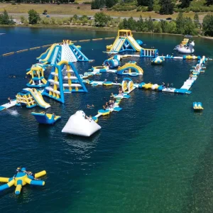 Outdoor Sea Floating Aqua Park Obstacle Course Equipment Inflatable Water Park for Adventure Park